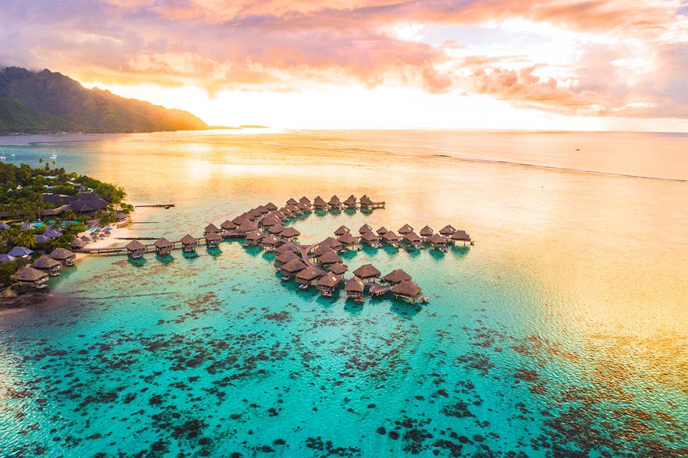 Huwelijksreis op Bora Bora