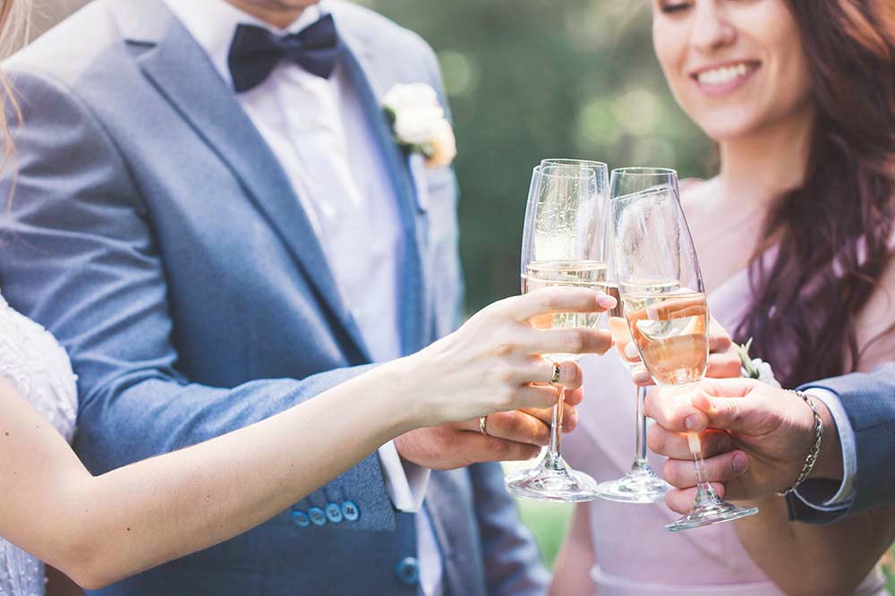 Welke hoeveelheid drank voor een bruiloft?