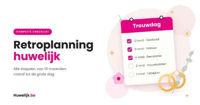 Retroplanning huwelijk: de complete checklist maand per maand