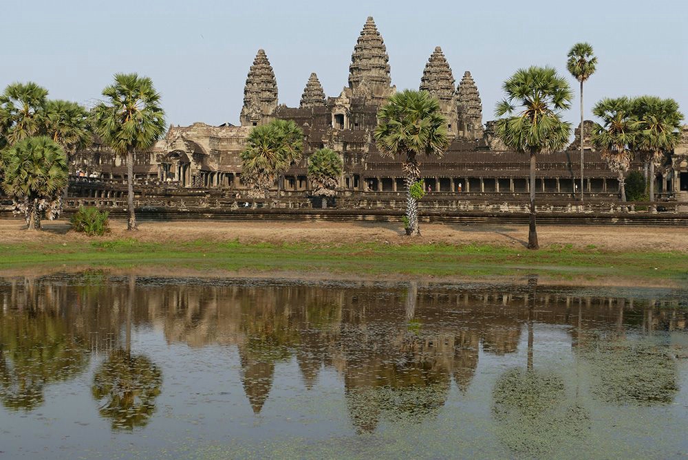 De huwelijksceremonie in Cambodja