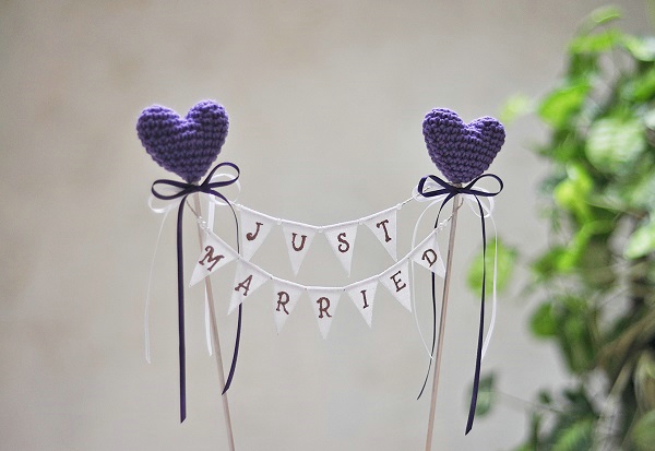 Decoratie voor de bruidstaart Decoratie voor de bruidstaart