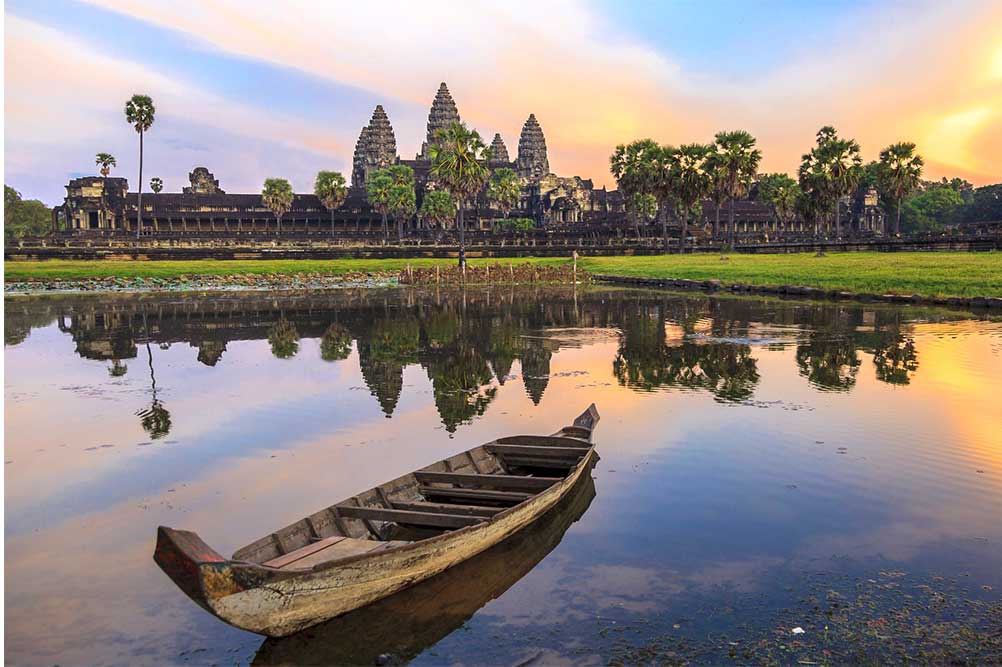 Huwelijksreis in Cambodja